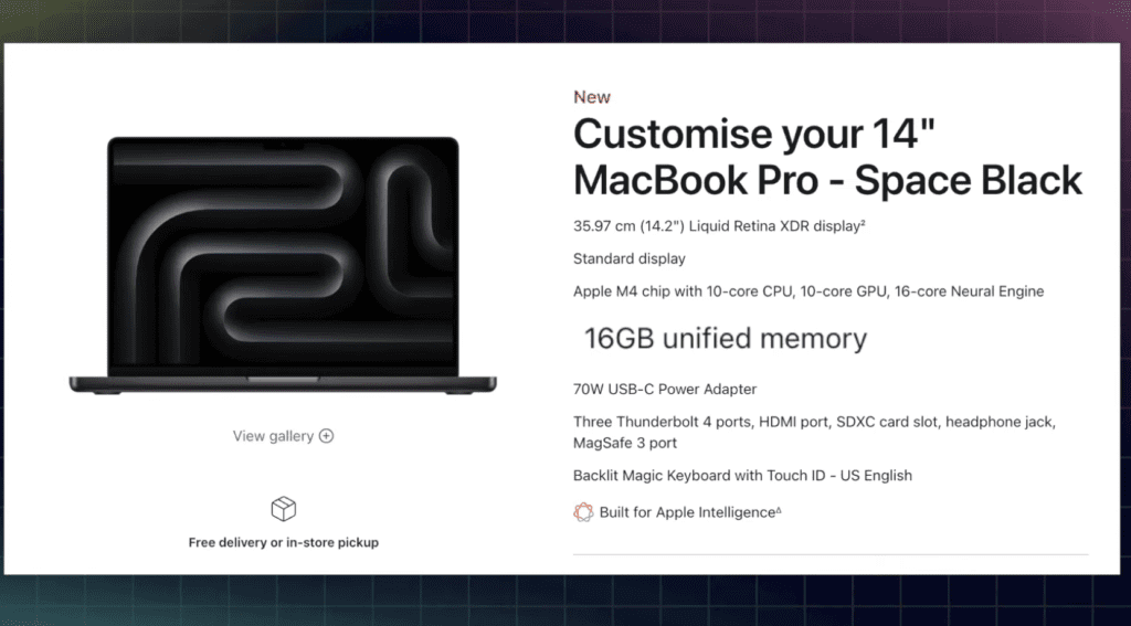 Upgradations on Macbook