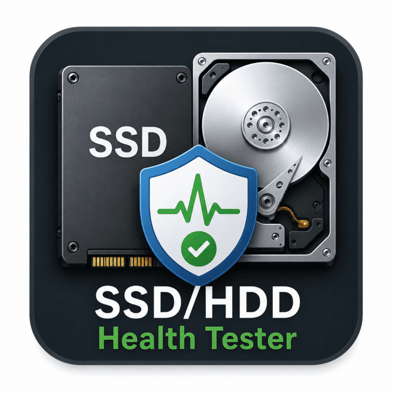 SSD HDD Health Tester App Icon